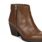 Circus by Sam Edelman Women's Whistler Faux Leather Ankle Booties Brown Size 8.5 M