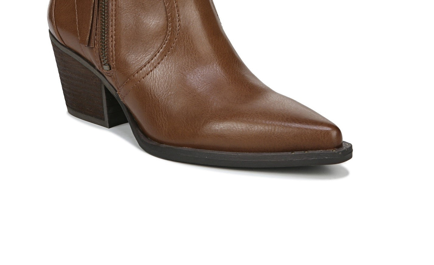 Circus by Sam Edelman Women's Whistler Faux Leather Ankle Booties Brown Size 8.5 M