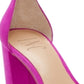 INC International Concepts Women's Lexini Microsuede Ankle Strap Dress Sandals Purple Size 9 Medium