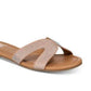 Material Girl Women's Acelina Fabric Open Toe Casual Slide Sandals Pink Size 6 M