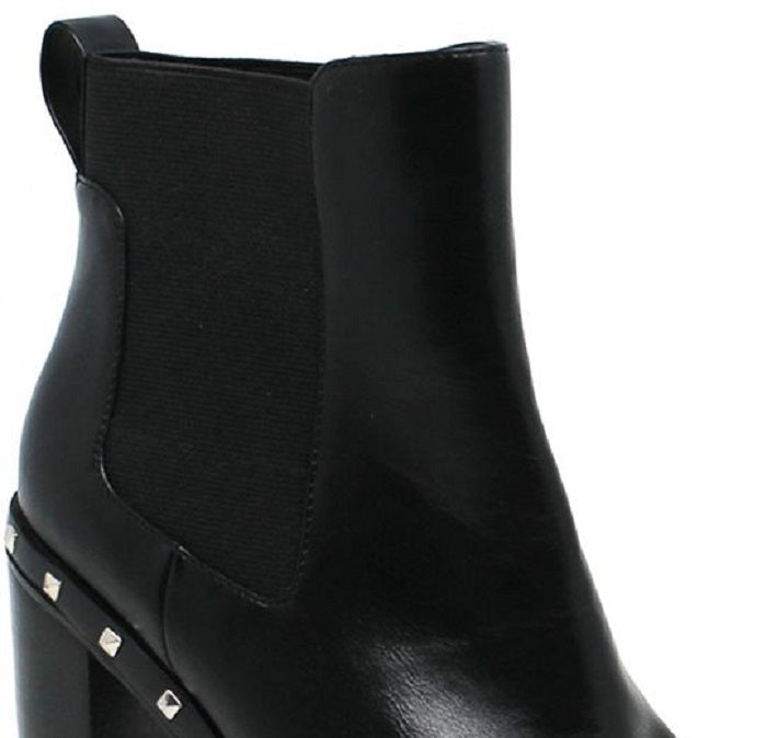 Charles By Charles David Women's Dodger Studded Point Toe Booties Black Size 9.5