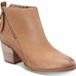 Aqua College Women's Nancy Nubuck Waterproof Booties Black Size 6.5 M