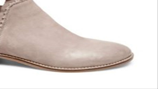 Steve Madden Women's Koto Studded Ankle Leather Booties Nude Size 9 M