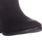 Aqua College Women's Nancy Nubuck Waterproof Booties Black Size 6.5 M