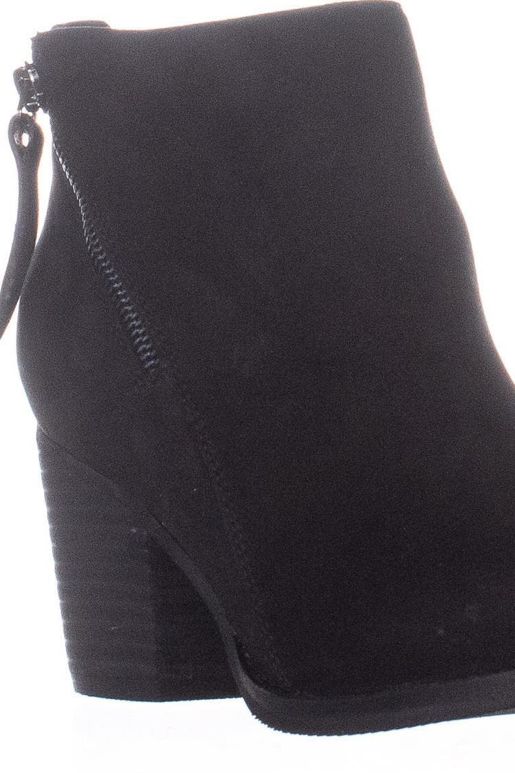 Aqua College Women's Nancy Nubuck Waterproof Booties Black Size 6.5 M