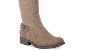 American Rag Women's Adarra Faux Suede Over the Knee Boots Brown Size 6.5 M