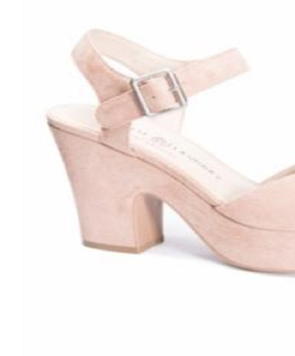 Chinese Laundry Women's Bianca Platform Sandal Nude Size 8.5 M