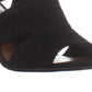 SC35 Women's Hosper Slingback Sandals Black Size 6.5 M
