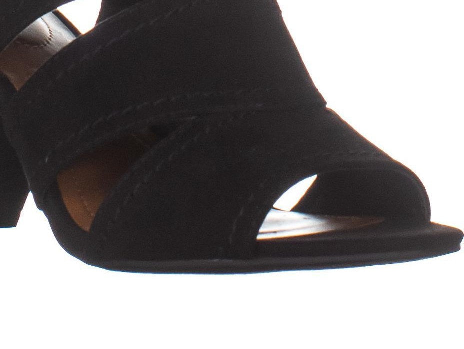 SC35 Women's Hosper Slingback Sandals Black Size 6.5 M