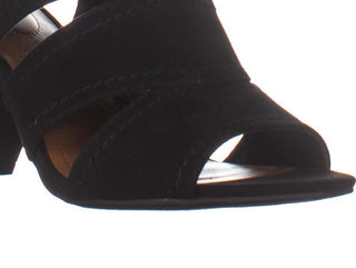 SC35 Women's Hosper Slingback Sandals Black Size 6.5 M