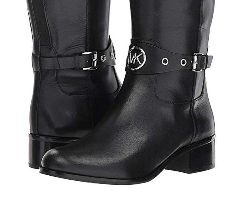 Michael Kors Women's Closed Toe Knee High Fashion Boots Black Size 5.5
