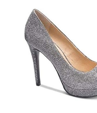 Chinese Laundry Women's Haley Peep Toe Pumps Gray Size 7.5 M