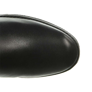 Cole Haan Women's Idina Stretch Boot Leather Round Toe Knee High Fashion Boots Black Size 5.5B