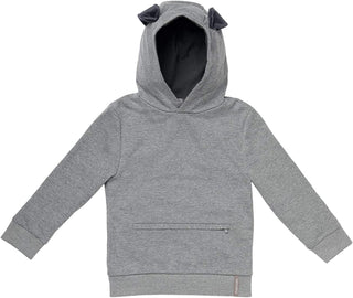 Cubcoats Kids Transforming 2 in 1  Unisex 2-in-1 Pullover Hoodie Gray