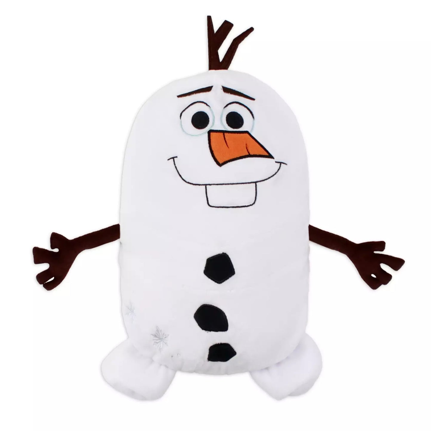 Cubcoats Kid's Olaf Frozen 2 in 1 Transforming Classic Zip Up Hoodie & Soft Plushie White