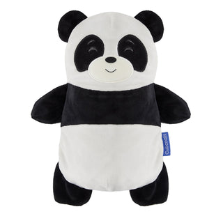Cubcoats Papo the Panda 2 in 1 Transforming Pullover Hoodie & Soft Plushie Dark Grey
