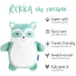 Cubcoats Rekka the Raccoon 2 in 1 Transforming Classic Zip Up Hoodie & Soft Plushie