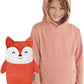 Cubcoats Flynn the Fox 2 in 1 Transforming Pullover Hoodie & Soft Plushie Orange