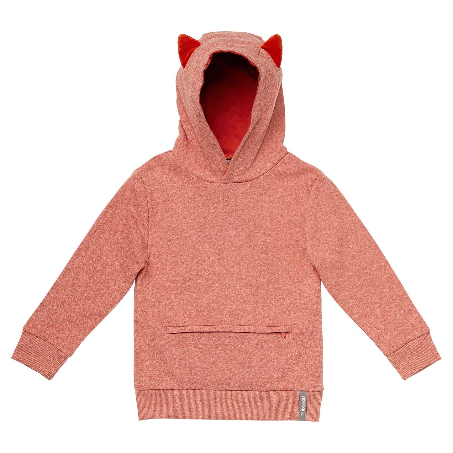 Cubcoats Flynn the Fox 2 in 1 Transforming Pullover Hoodie & Soft Plushie Orange