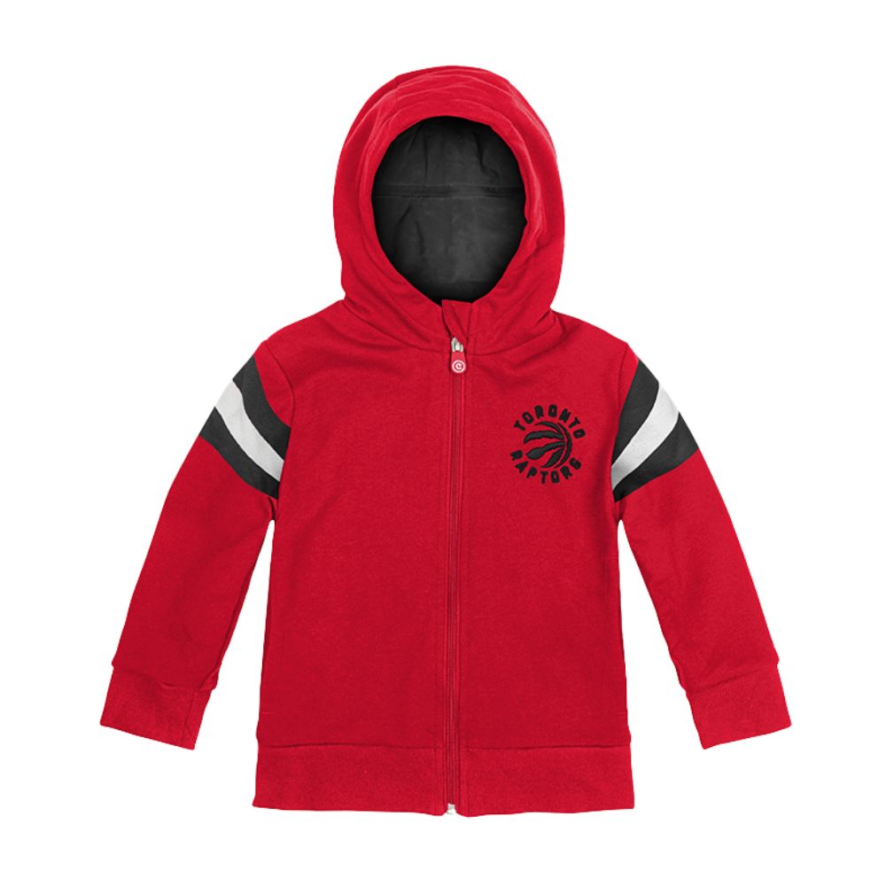 Cubcoats Boy's Preschool Toronto Raptors 2-in-1 Transforming Full-Zip Hoodie & Soft Plushie Red