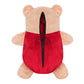 Cubcoats Boy's Preschool Toronto Raptors 2-in-1 Transforming Full-Zip Hoodie & Soft Plushie Red