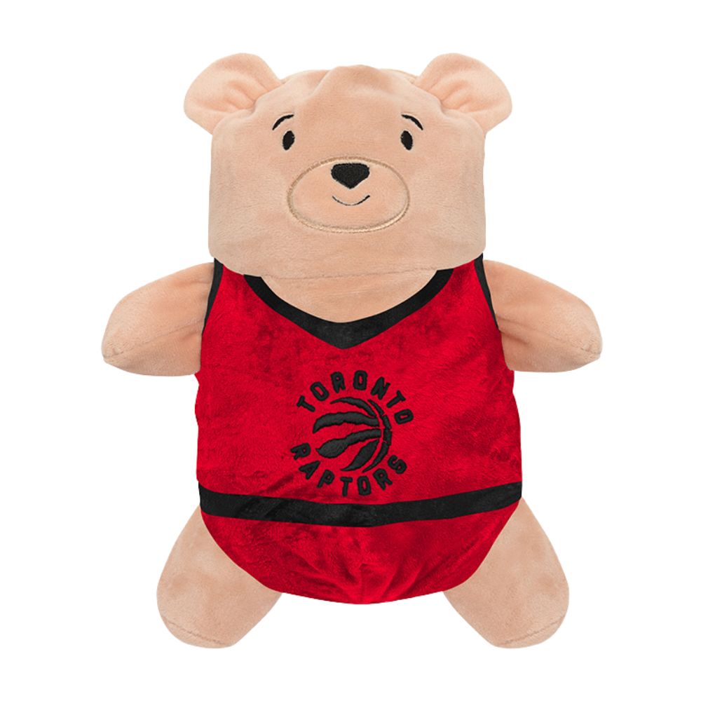 Cubcoats Boy's Preschool Toronto Raptors 2-in-1 Transforming Full-Zip Hoodie & Soft Plushie Red