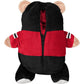 Cubcoats Transforming 2-in-1 Toddler Unisex Preschool Red Chicago Blackhawks Full-Zip Hoodie & Soft Plushie Red