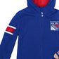 Cubcoats Boy's Toddler  New York Rangers 2-in-1 Transforming Full-Zip Hoodie & Soft Plushie Blue
