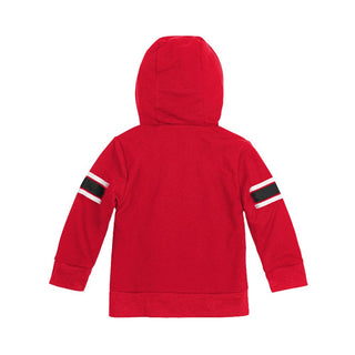 Cubcoats Transforming 2-in-1 Toddler Unisex Preschool Red Chicago Blackhawks Full-Zip Hoodie & Soft Plushie Red