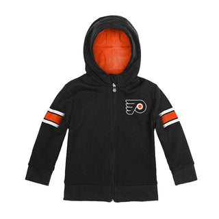 Cubcoats Transforming 2-in-1 Toddler Unisex Philadelphia Flyers Full-Zip Hoodie & Soft Plushie Black