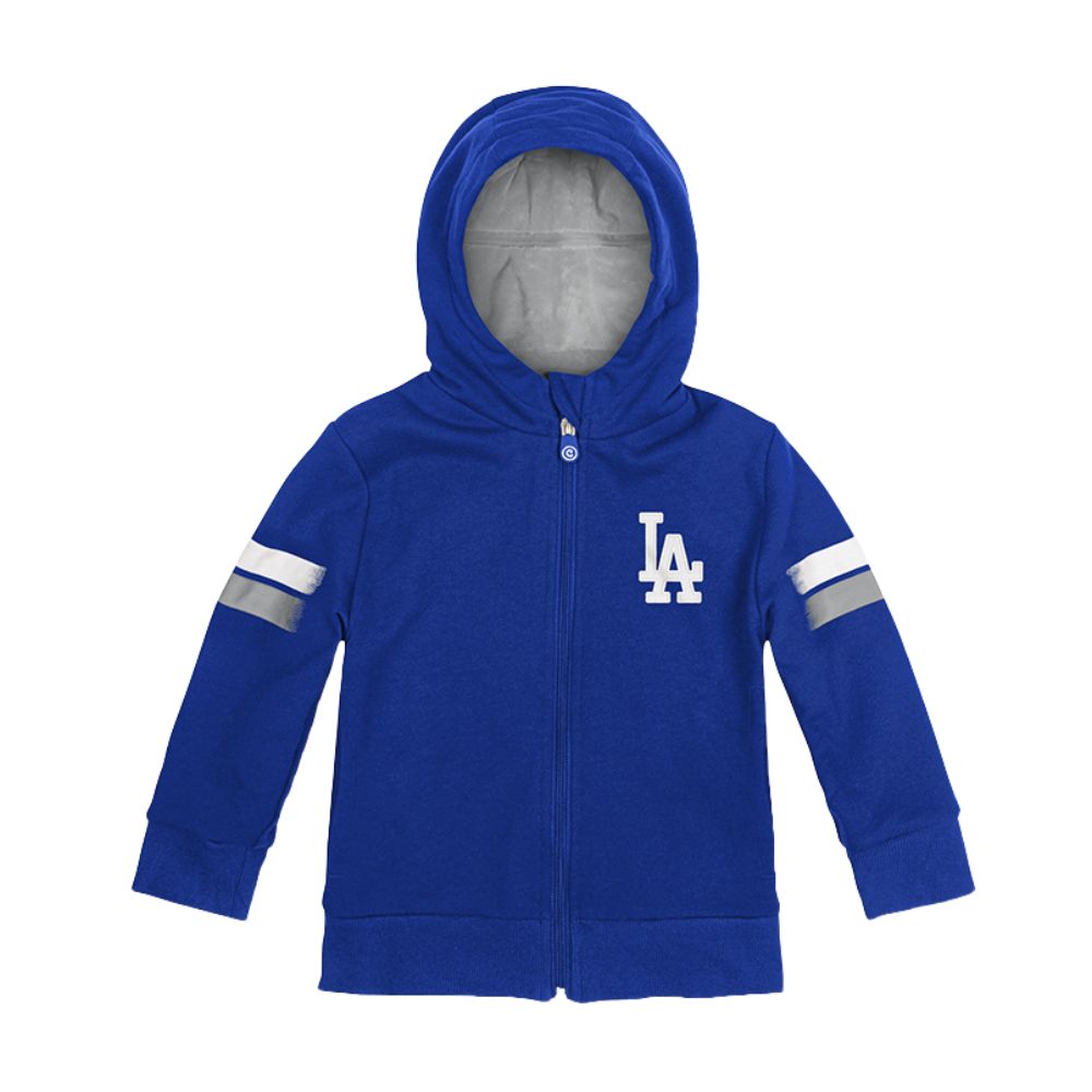 Cubcoats Boy's Toddler Los Angeles Dodgers 2-in-1 Transforming Full-Zip Hoodie & Soft Plushie Royal