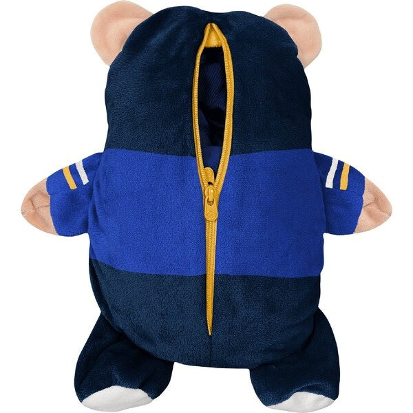 Cubcoats Transforming 2-in-1 Toddler Unisex Blue St. Louis Full-Zip Hoodie & Soft Plushie Blue