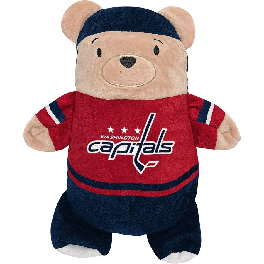 Cubcoats Boy's Toddler Washington Capitals 2-in-1 Transforming Full-Zip Hoodie & Soft Plushie Navy