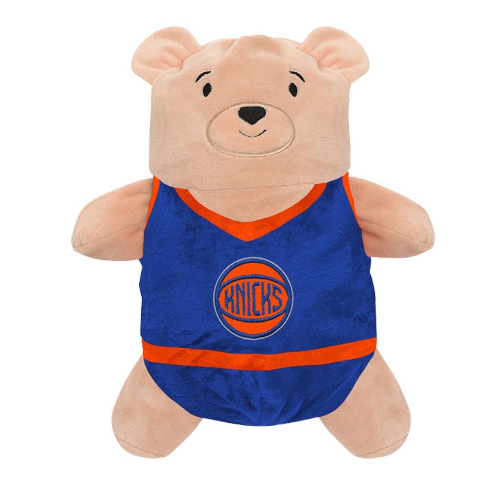 Cubcoat Kid's Toddler Preschool New York Knicks 2-in-1 Transforming Full-Zip Hoodie & Soft Plushie Navy