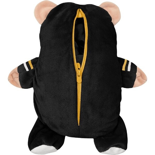 Cubcoats Transforming 2-in-1 Unisex Preschool Black Pittsburgh Penguins Full-Zip Hoodie & Soft Plushie Black