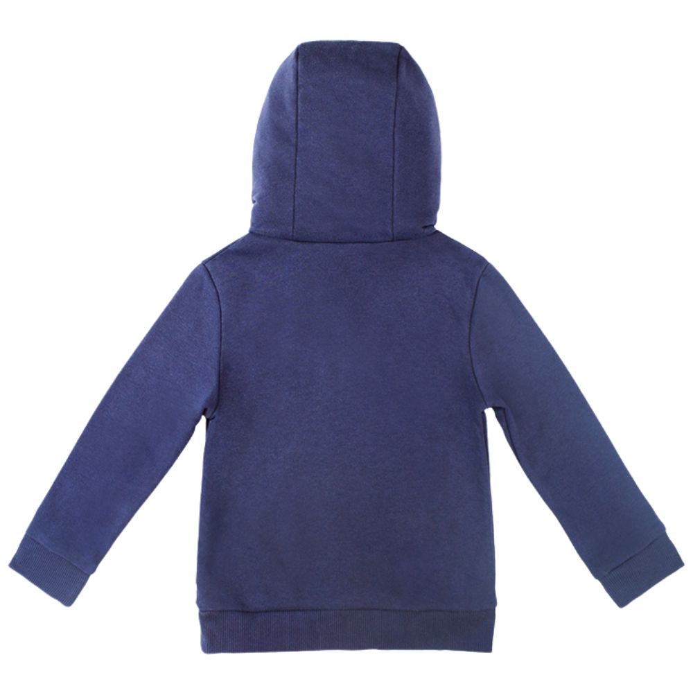 Cubcoats Boy's Toddler England Patriots 2-in-1 Transforming Full-Zip Hoodie & Soft Plushie Navy