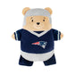 Cubcoats Boy's Toddler England Patriots 2-in-1 Transforming Full-Zip Hoodie & Soft Plushie Navy