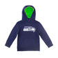 Cubcoats Boy's Toddler Seattle Seahawks 2-in-1 Transforming Full-Zip Hoodie & Soft Plushie Blue Size 2T