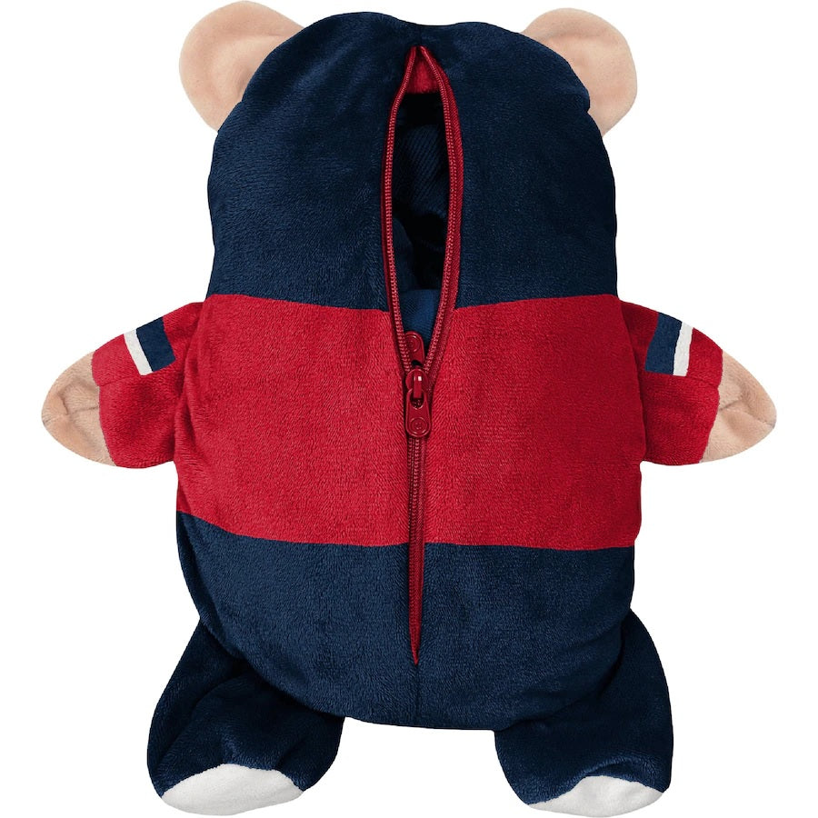 Cubcoats Boy's Toddler Washington Capitals 2-in-1 Transforming Full-Zip Hoodie & Soft Plushie Navy
