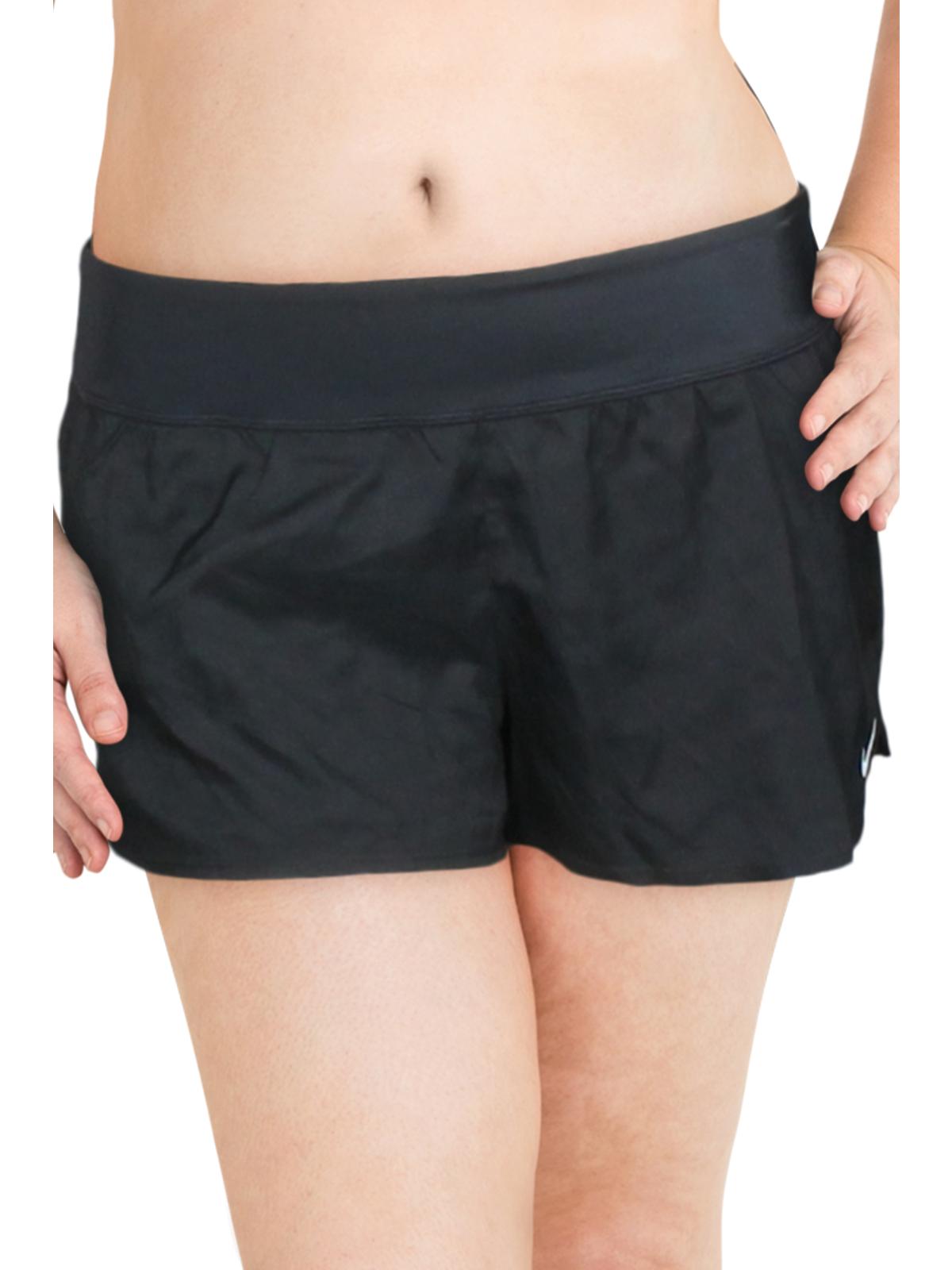 Nike Women's Active Board Shorts Swimsuit Black Size Medium