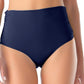 Anne Cole Women's Underwire Twist Front Bikini Swim Top Blue