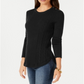 Charter Club Women's Cable Knit Sweater Black Size XX-Large