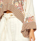 Free People Women's Mix n Match Blouse White Size X-Small