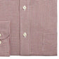 Club Room Men's Regular Classic Fit Stretch Twill Puppytooth Dress Shirt Red Size 15X32-33