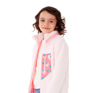 Cubcoats Character Transforming 2 in 1 Super Soft Sherpa Jacket, Kids Sherpas Jackets with Zipper Black Unisex