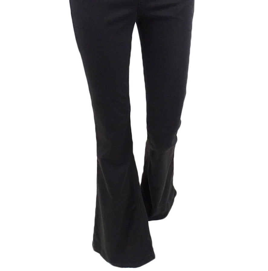 Ella Moss Women's Flared Pull on Jeans Black Size 32