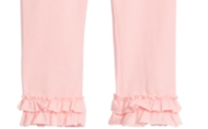 First Impressions Baby Girl's Ruffle Hem Leggings Pink Size 12MOS