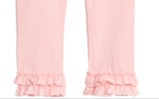 First Impressions Baby Girl's Ruffle Hem Leggings Pink Size 12MOS