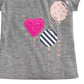Epic Threads Little Girl's Balloons T-Shirt Gray Size 5