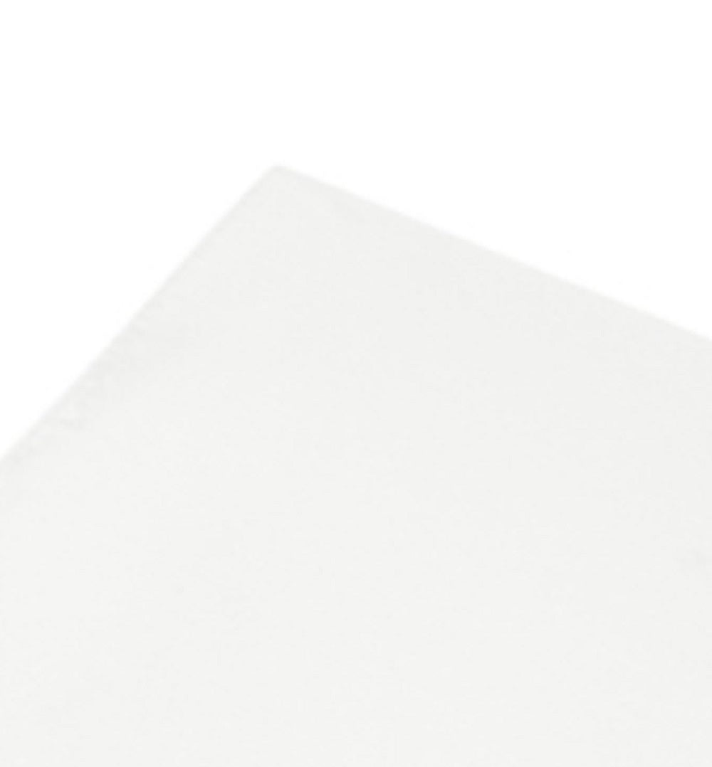 Club Room Mens Simple Solid Silk Dress Pocket Square White Size Regular